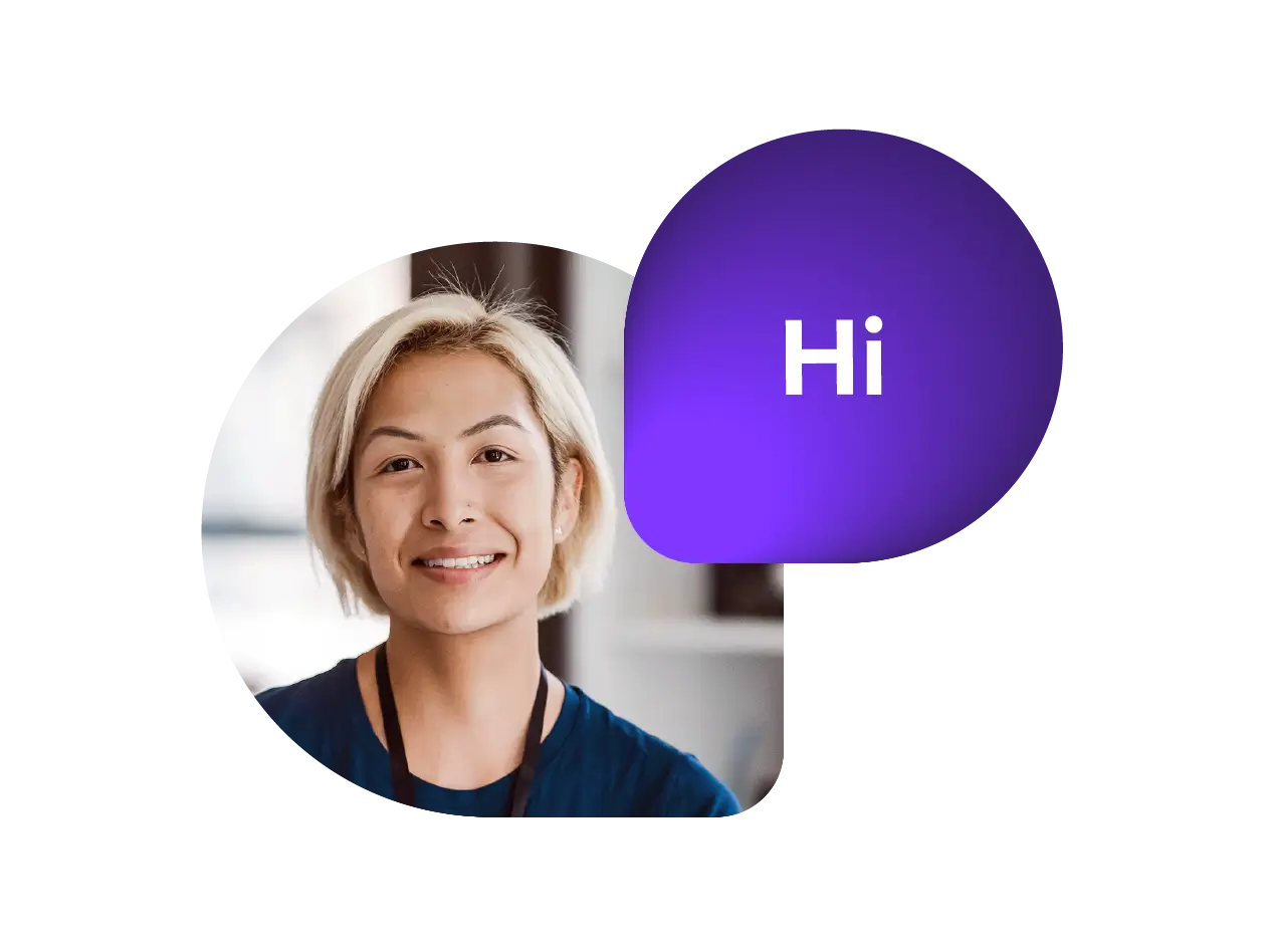 Person with support services