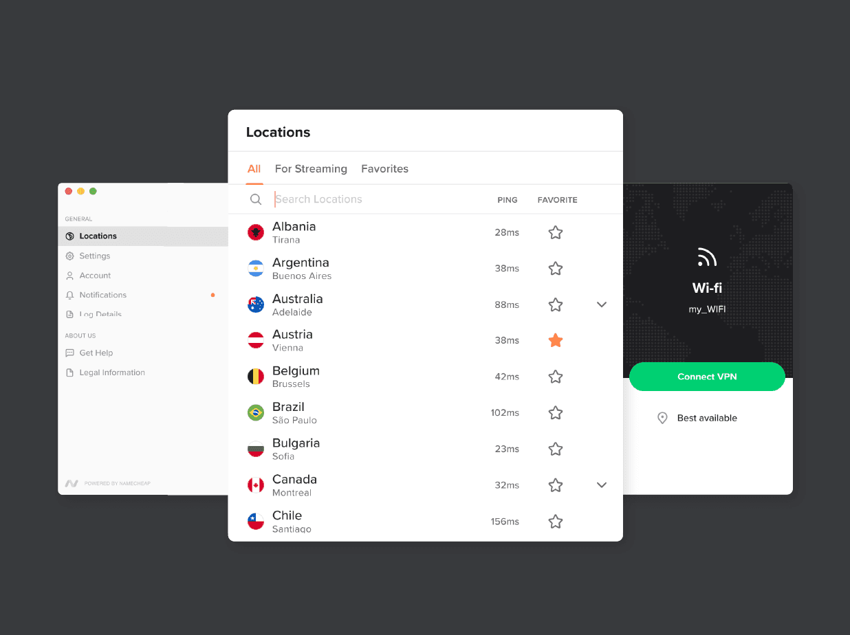 Desktop VPN application
